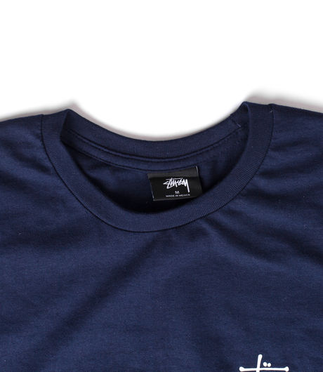 Stussy Basic Logo Tee Navy