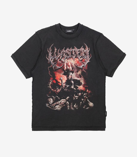 Wasted Paris Berserk T-Shirt Faded Black