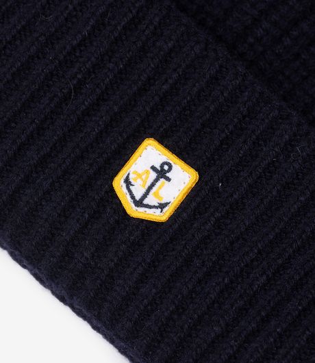 Armor-Lux Heritage Lambswool Beanie Navy