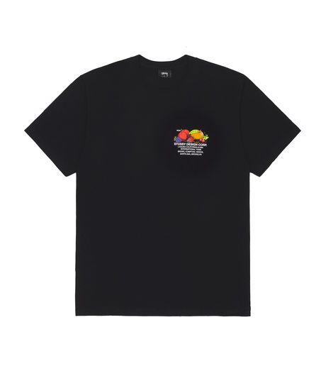 Stussy Fresh Fruit Tee Black