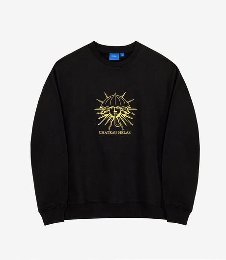 Hélas Chateau Crewneck Black