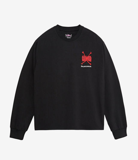 Polar Skate Co Welcome To The New Age LS Tee Black