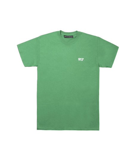 Call Me 917 Area Code T-Shirt Green