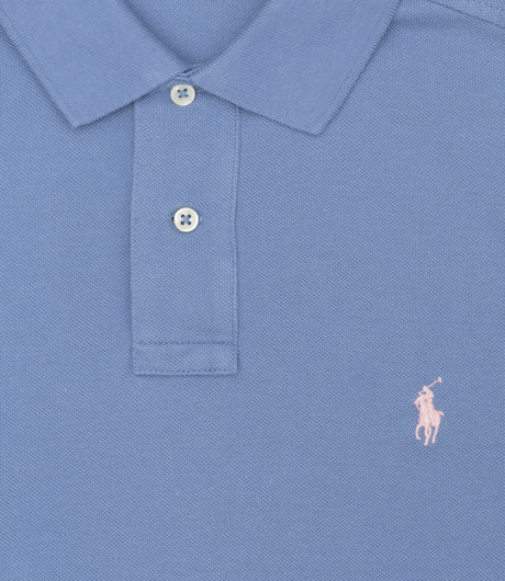 Ralph Lauren Slim Fit Mesh Polo Blue