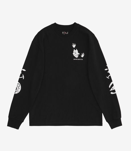 【POLAR SKATE CO】Saint Kawaii LS Tee BLACK POLAR SKATE CO SAINT KAWAII LS TEE BLACK – Olympia Skateshop