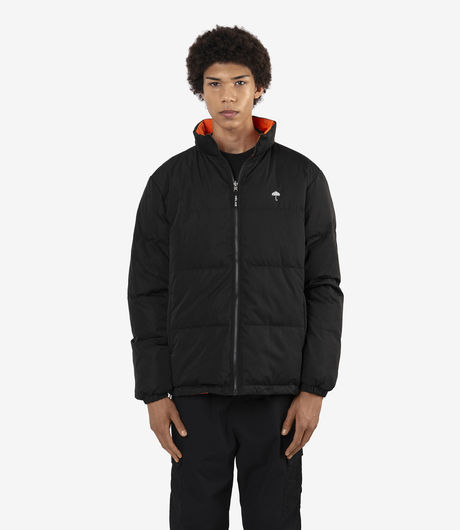 Hélas Link Reversible Puffer Jacket Orange/Black