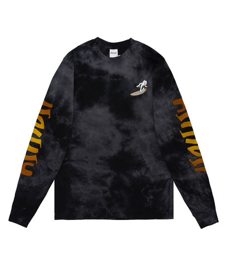 Ripndip Surf Up L/S Black Mineral Wash