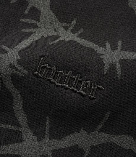 Butter Goods Wired Zip-Thru Hood Charcoal