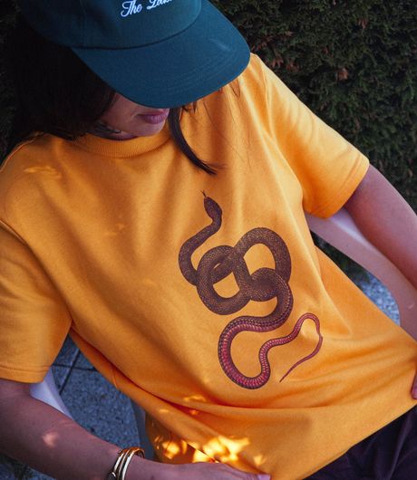The Loose Company Snake T-Shirt Yellow