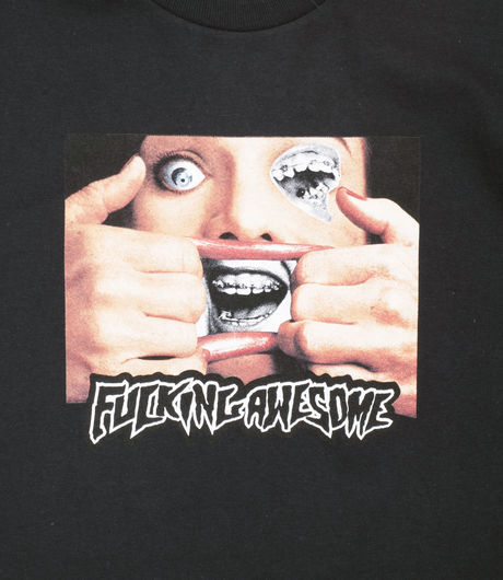 Fucking Awesome Brace Face Tee Black