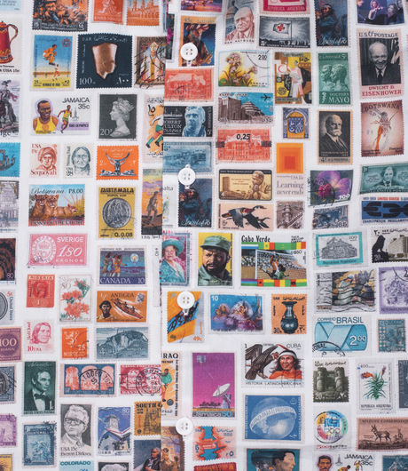 Fucking Awesome Stamps Dress Shirt White
