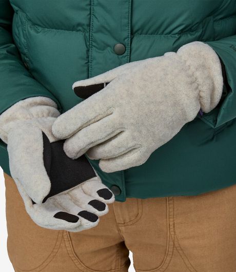 Patagonia Synchilla® Fleece Gloves Oatmeal Heather