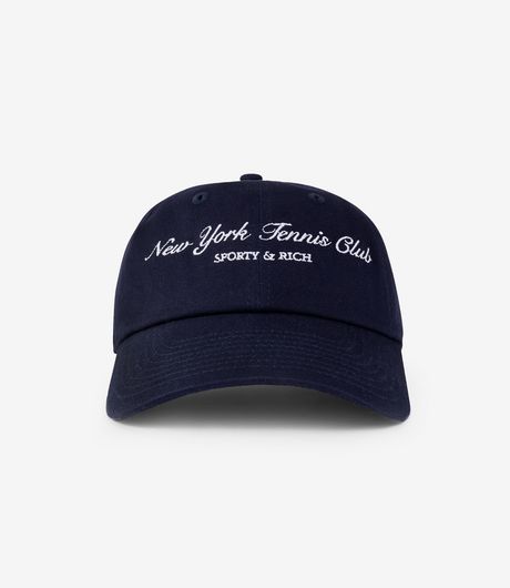 Sporty & Rich NY Tennis Club Hat Dark Navy