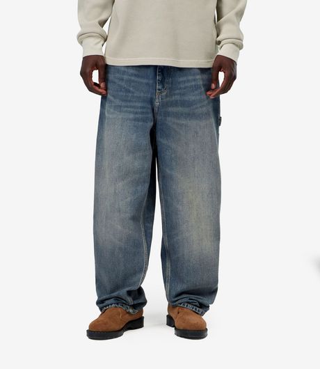 Carhartt WIP OG Single Knee Pant Camano Denim Blue Worn Used Wash