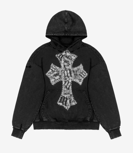 MISBHV Goth Hoodie Black