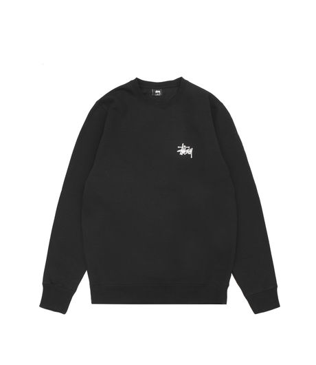 Stussy Basic Crew Black