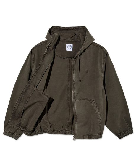 Polar Skate Co Hooded Nick Jacket Washed Grey