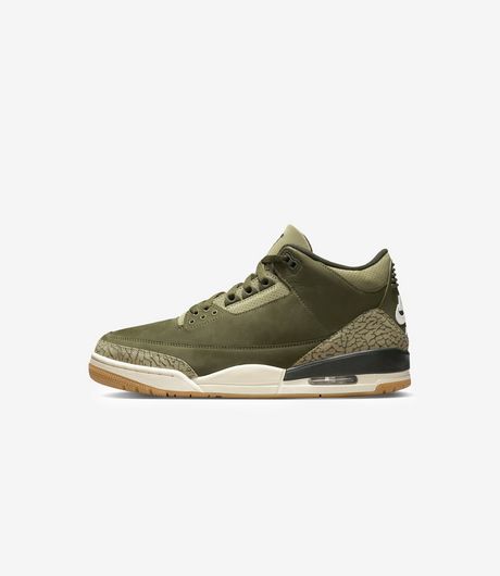 Air Jordan 3 Retro Family Affair Medium Olive/Neutral Olive/Sail/Sequoia