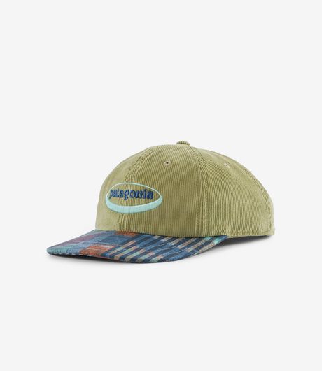 Patagonia Corduroy Cap 95 Oval Logo: Gumtree Green