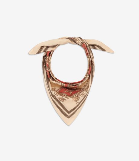 Drôle de Monsieur Le Foulard Patineur Orange