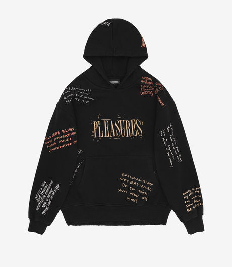 Pleasures Remote Hoodie Black