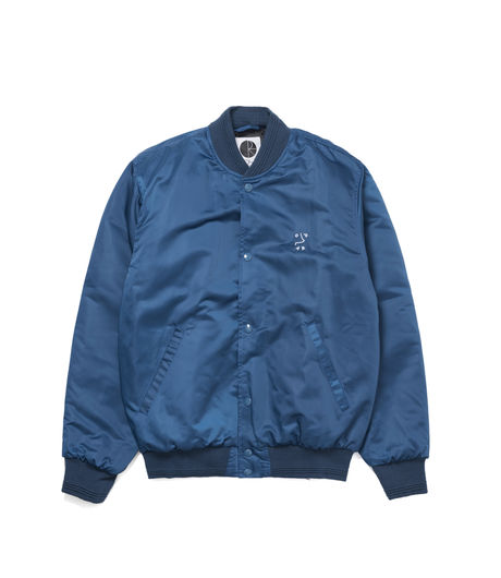 Polar Skate Co College Jacket Blue