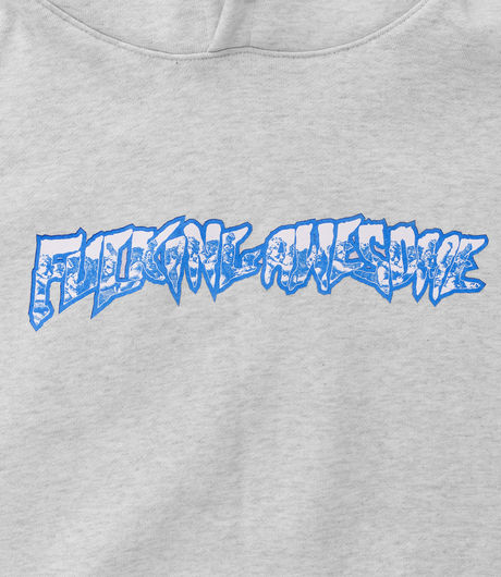 Fucking Awesome Cherub Fight Hoodie Heather Grey