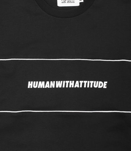 Human With Attitude ReflexionT-Shirt Black/3M