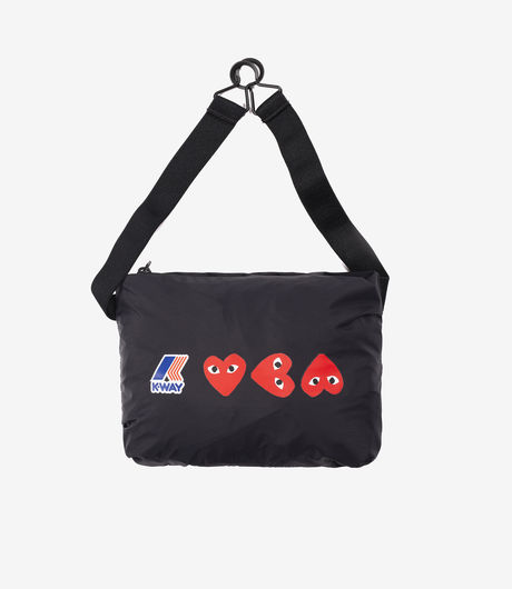 Comme des Garçons Play x K-Way Full Zip Packable Blue Black