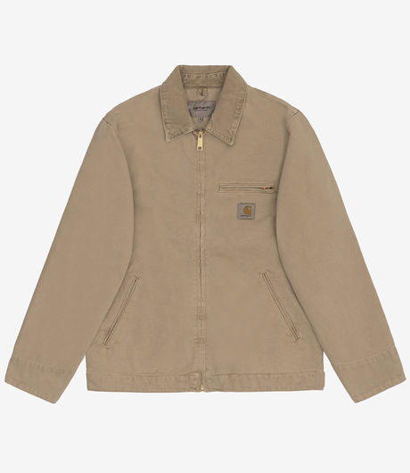 Carhartt WIP Detroit Jacket 'Dearborn' Canvas Dusty H Brown Rinsed
