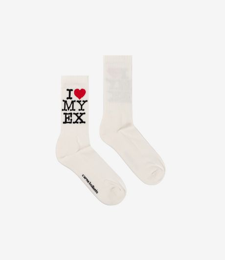 Carne Bollente Ex Marks the Spot Socks Off-White