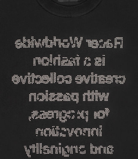 Racer Worldwide Studded Censored T-Shirt Black