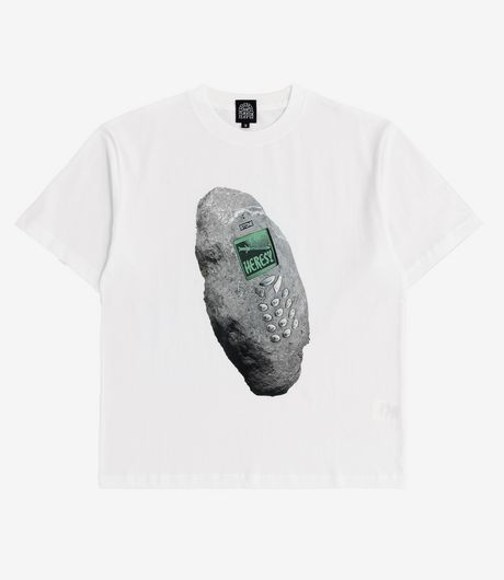 Heresy Stone Phone Tee Ecru