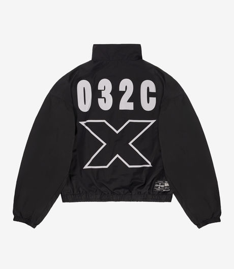 032c Banana Sleeve Tracksuit Jacket Washed Black