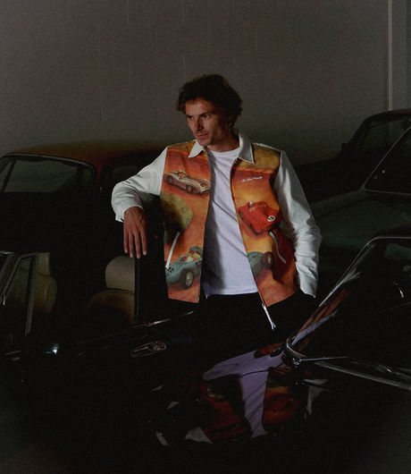 The Loose Company Racecar Workwear Jacket White