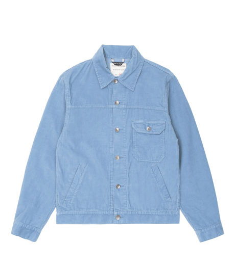Universal Works Trucker Jacket Chapman Cord Sky Blue