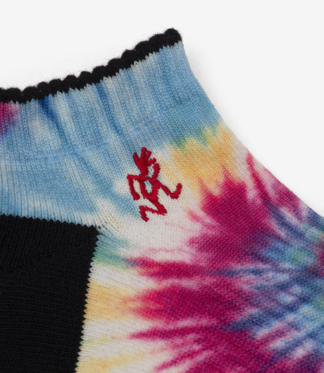 Gramicci Tie Dye Sneaker Socks Pink/Blue