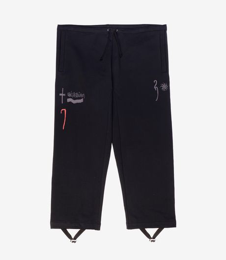 Pūga73 Vicious Heavy Two Seam Trackies Black