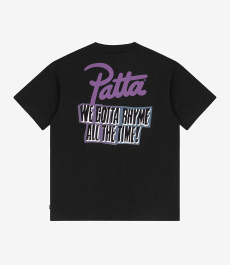 Patta We Gotta Rhyme T-Shirt Black