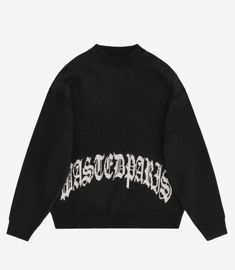 Wasted Paris Reverse Kingdom Sweater Black
