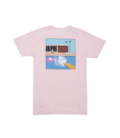 Ripndip A Nermal Splash Pocket Tee Light Pink