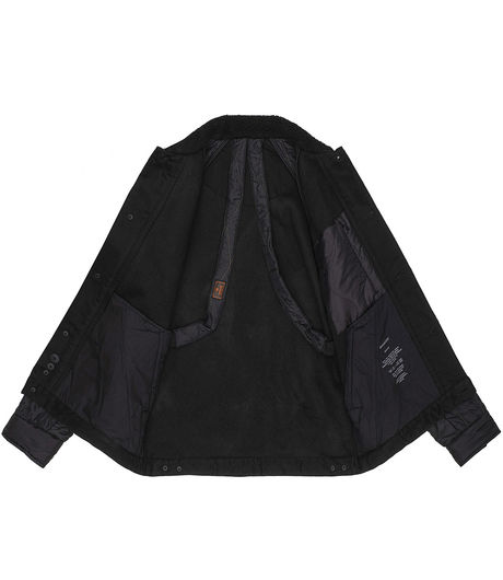 Maharishi Upcycled Grizzly Jacket Vintage Military Surplus Black