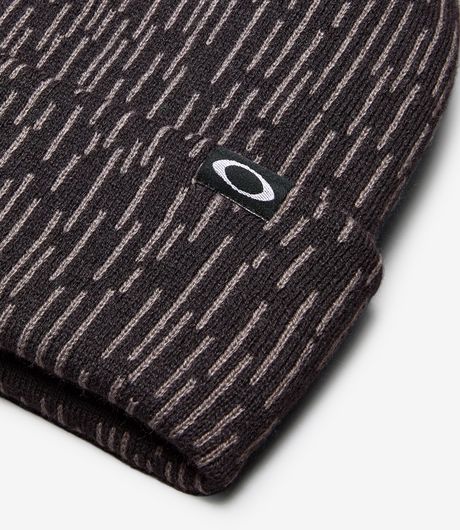Oakley Fleece-Lined Graphic Beanie Rain Camo Black