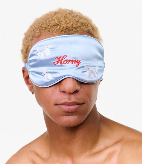 Carne Bollente Sleeping Cutie Eye Mask Baby Blue