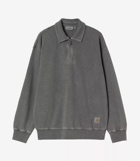 Carhartt WIP Harper Polo Black Garment Dyed