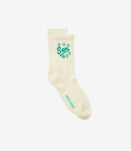Carne Bollente Shocks Socks White