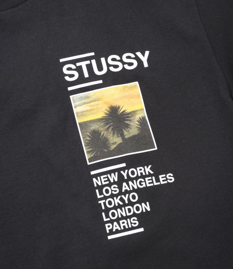 Stussy Gold Coast Tee Black