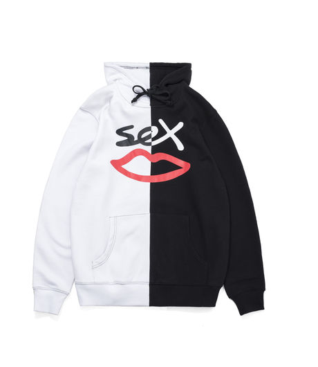 Sex SKateboards Split Logo Hoody Black/White