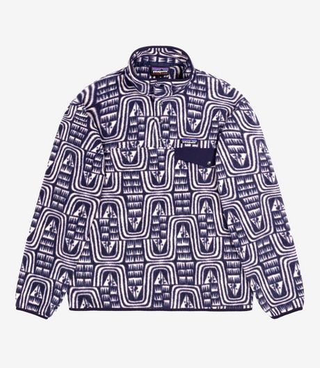 Patagonia Lightweight Synchilla® Snap-T® Fleece Pullover Flow: Sunken Blue