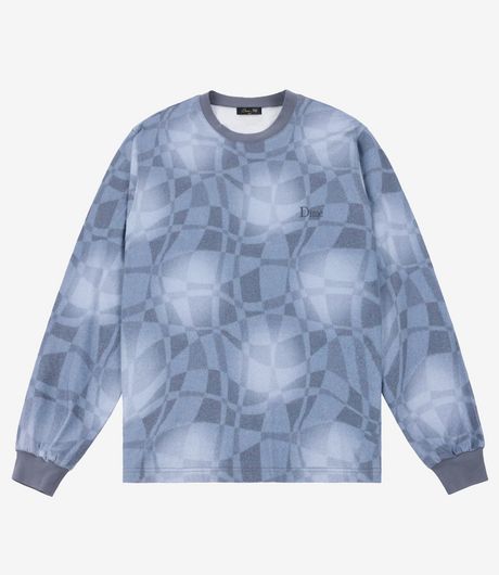 【DIME】 Abstract LS Shirt / Static Black Shop Dime Abstract LS Shirt Static Blue at itk online store